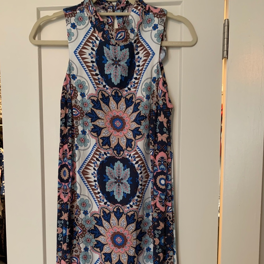 Unique Pattern Shift Dress